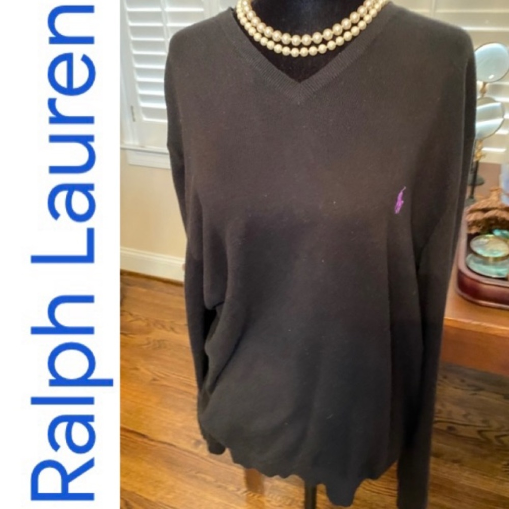 Ralph Lauren V neck Sweater -men’s Large